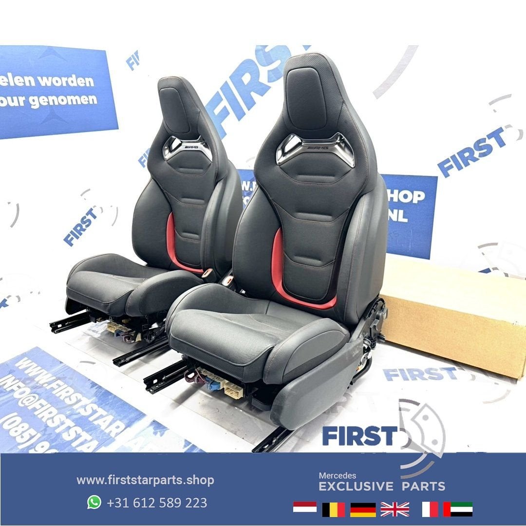 W206 C63 STOELEN AMG C63s KUIPSTOELEN SET C63 EPERFORMANCE i, Gebruikt, -, Ophalen of Verzenden, -