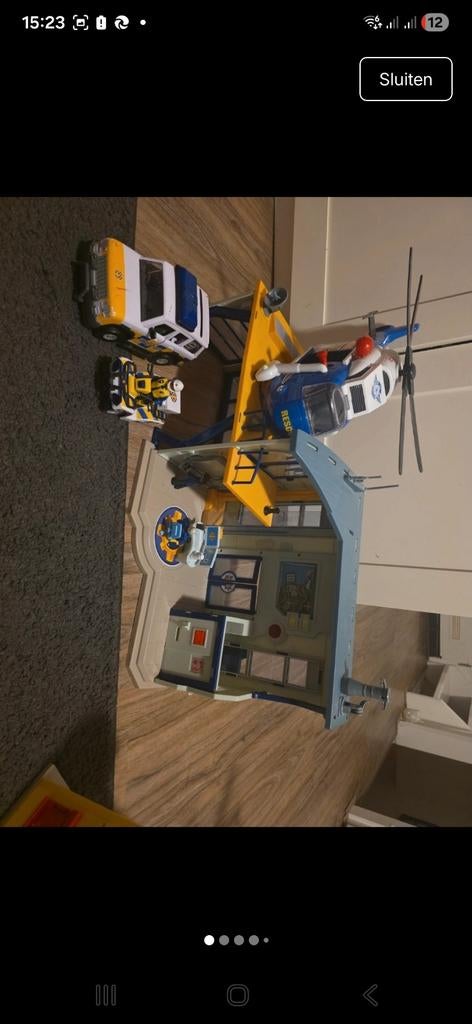 Politie kazerne met helikopter en auto's, Kinderen en Baby's, Speelgoed | Actiefiguren, Ophalen of Verzenden