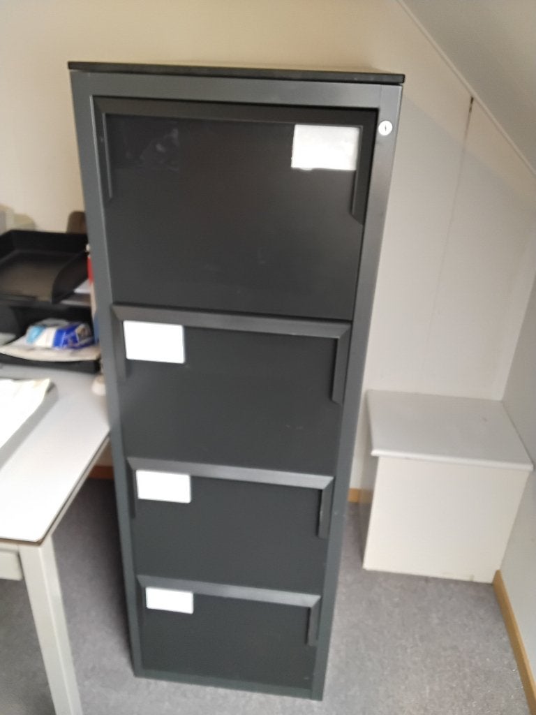 Laden kast met 4 laden, Ophalen, Gebruikt, 100 tot 150 cm, 50 tot 100 cm