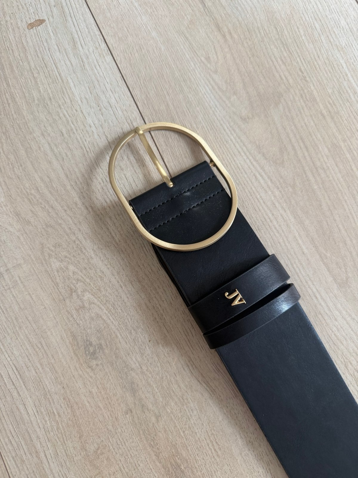 Josh V Randy Riem Zwart met Gouden Gesp - Maat XS/S, Kleding | Dames, 80 tot 90 cm, 5 cm of meer, Zwart, Heupriem