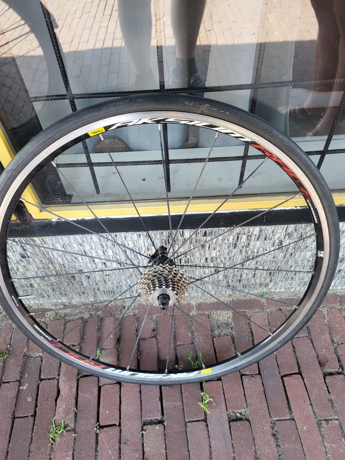 Mavic Aksium race achterwiel 10 speed Shimano, Wiel, Mavic, Gebruikt, Mavic