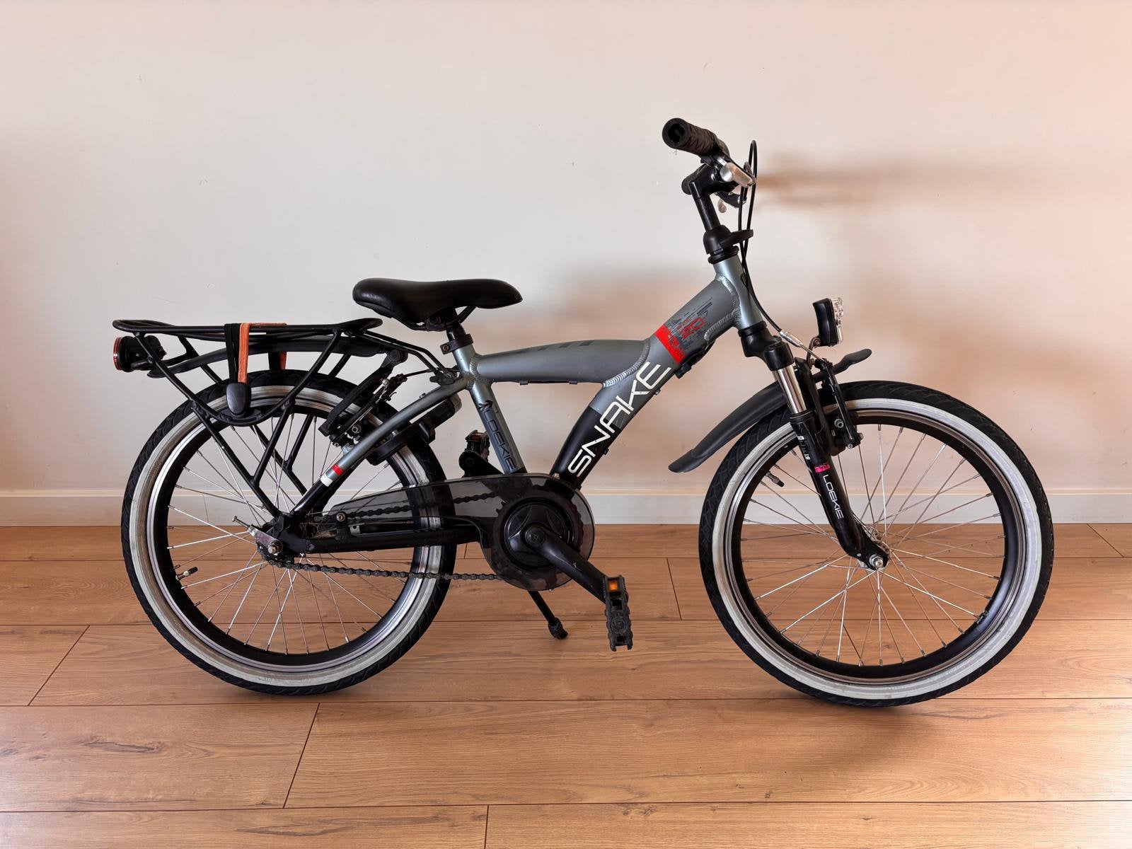 Loekie Snake 20 inch jongensfiets Batavus, Ophalen, Terugtraprem, 20 inch, Handrem