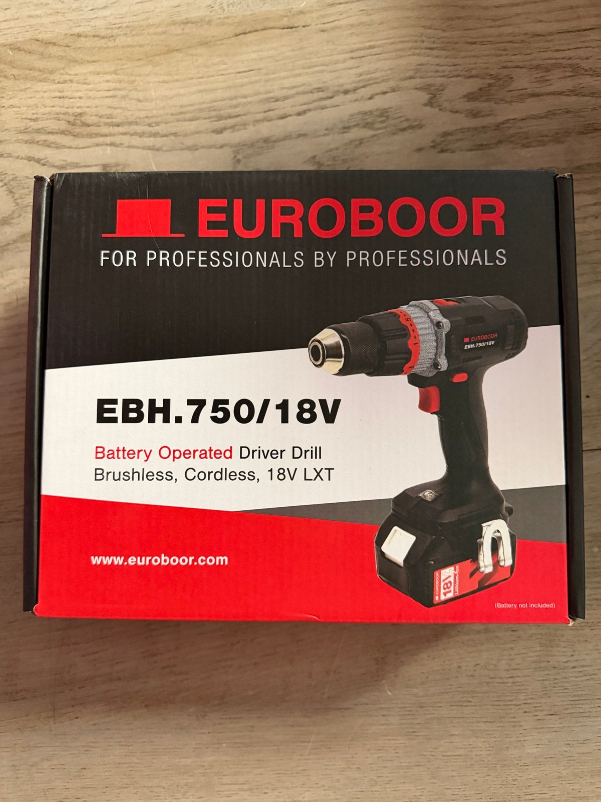 Euroboor EBH.750/18V Accu Boormachine - makita lxt platform, Doe-het-zelf en Verbouw, 600 watt of meer, Variabele snelheid, Nieuw