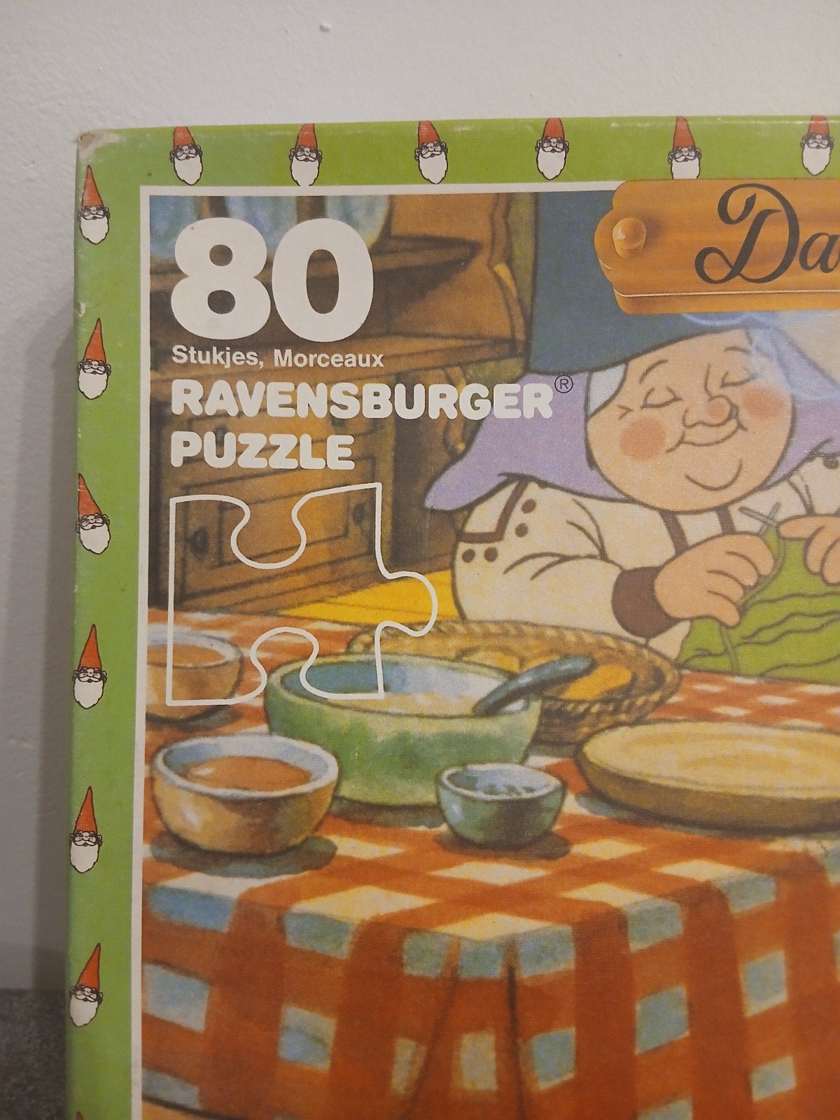 Ravensburger David de Kabouter Puzzel 80 Stukjes, Hobby en Vrije tijd, Ophalen of Verzenden, Minder dan 500 stukjes, Gebruikt