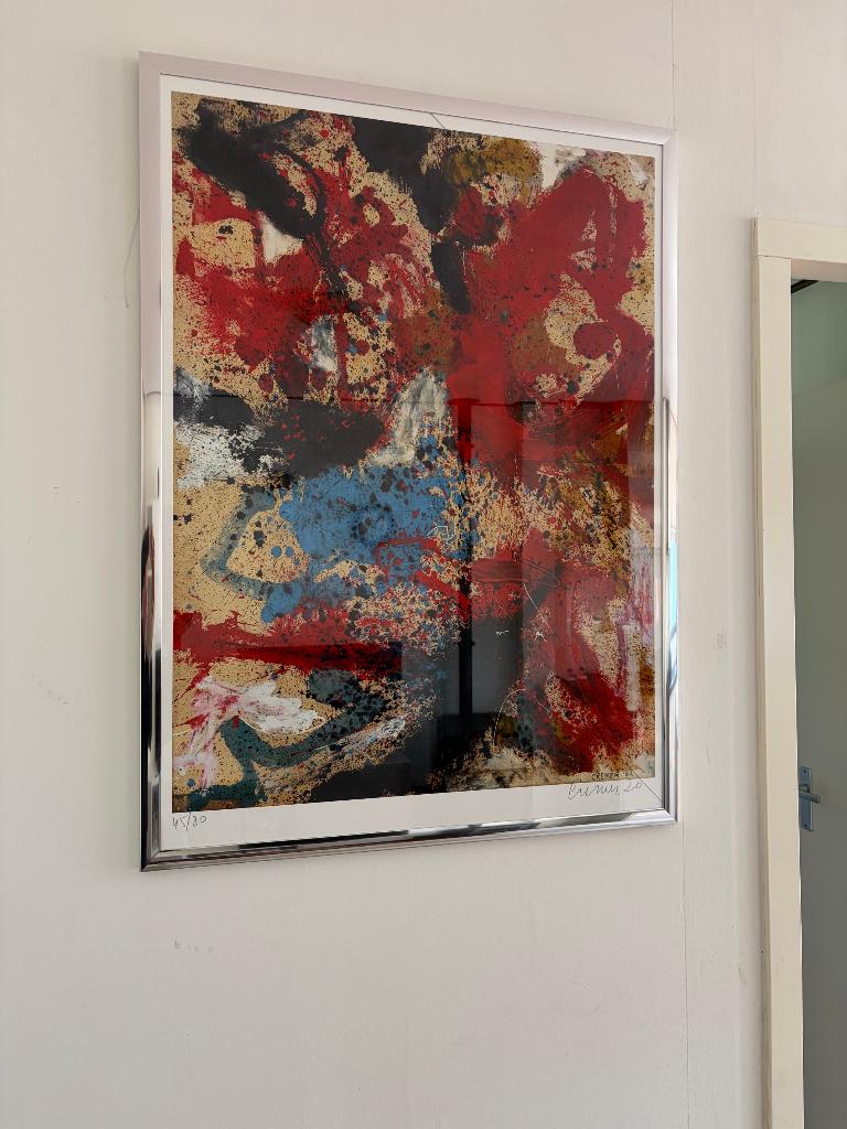 Kunstwerk Jan Cremer Ibiza 700 gesigneerd, Antiek en Kunst, Ophalen