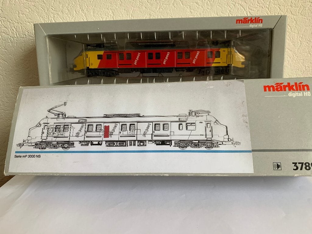 Märklin H0 Loc. Serie mP 3000 NS PTT Post, Wisselstroom, Treinset, Ophalen of Verzenden, Märklin