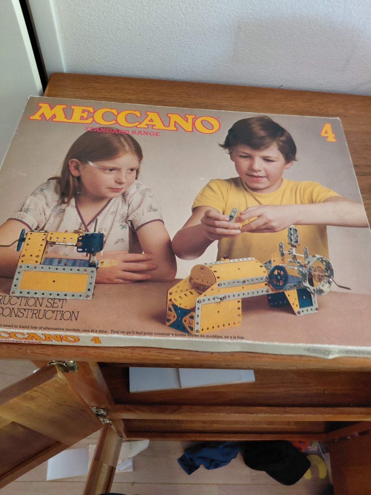 Vintage Meccano 4 Constructie Set - Jaren '70 Speelgoed, Ophalen