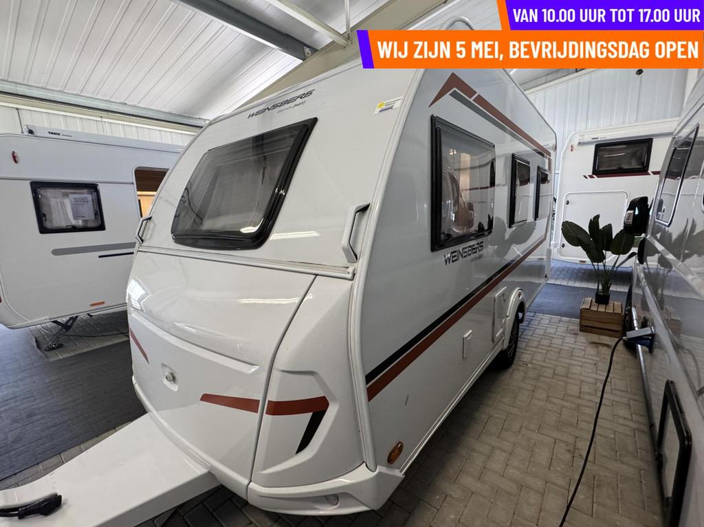 Weinsberg 420 QD CARA ONE HOT ED.DWARSBED,MOVER,CASS.LUIFEL, Bedrijf, 750 - 1000 kg, 6 tot 7 meter, Tot en met 4