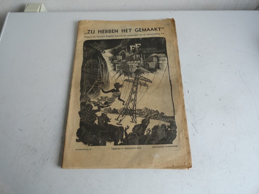 Zij hebben het gemaakt, Twents Dagblad Tubantia1951, Antiek en Kunst, Curiosa en Brocante, Ophalen of Verzenden