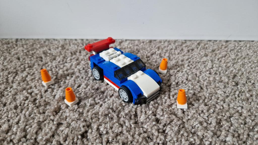 Lego Creator 31027 Blauwe Racer 3-in-1, Ophalen of Verzenden, Zo goed als nieuw, Complete set, Lego