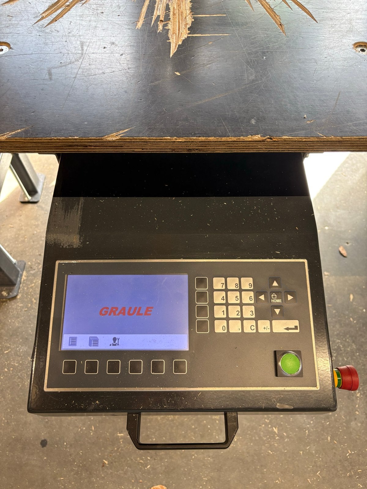 Graule ZS 170 N-NC en ZS 135 N Afkort- en Gehrungszagen, Ophalen