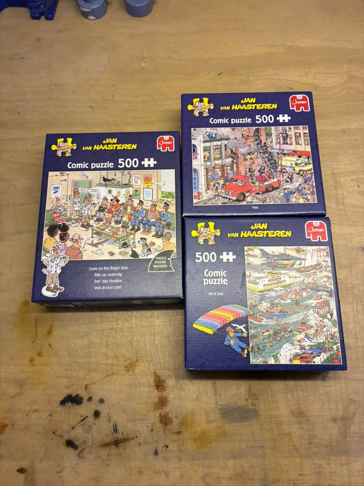 Jan van Haasteren 500 stukjes - zie beschrijving, Hobby en Vrije tijd, Denksport en Puzzels, Ophalen of Verzenden, 500 t/m 1500 stukjes