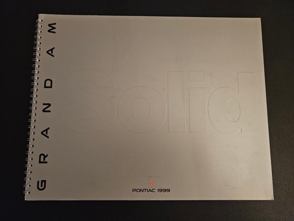 Brochure Pontiac Grand Am 1999 USA, Ophalen of Verzenden, Zo goed als nieuw, Overige merken