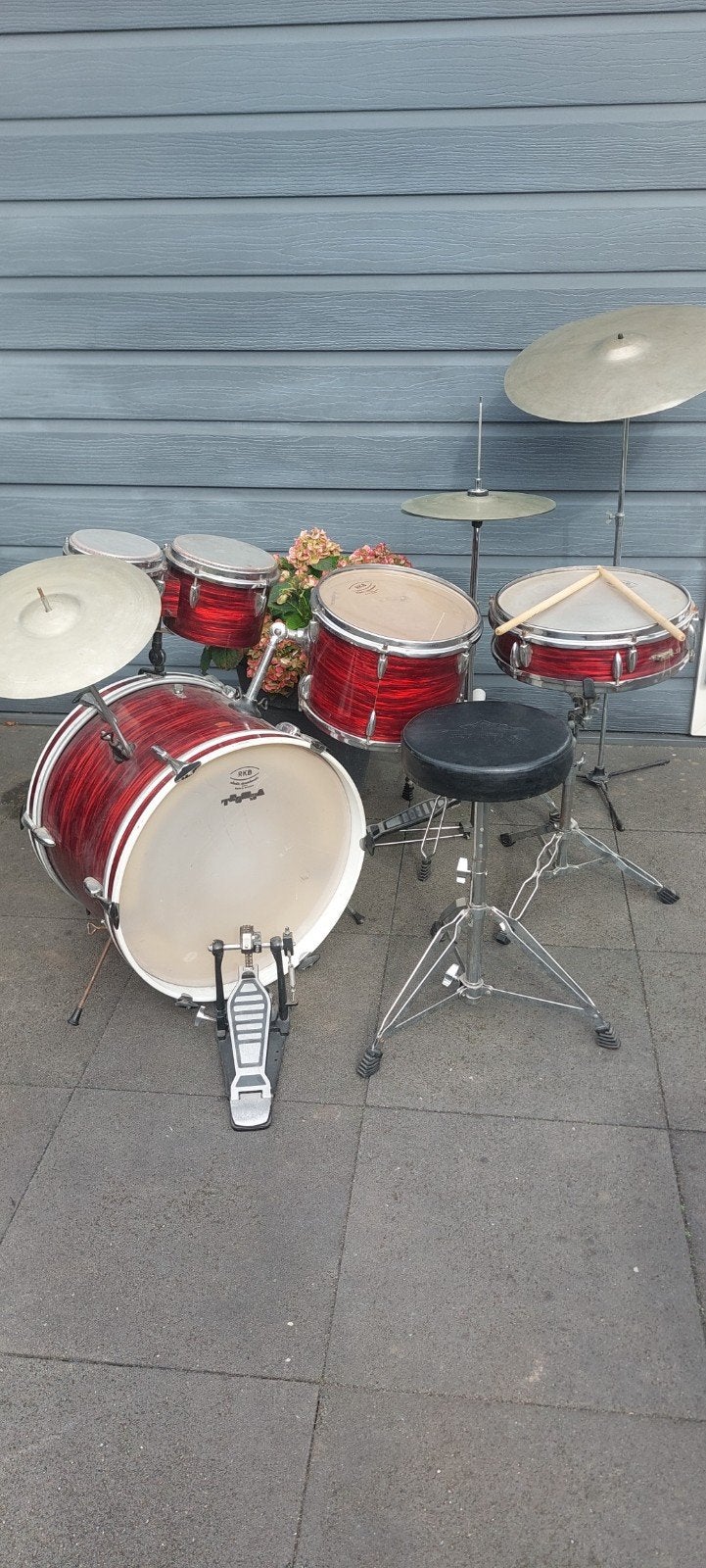 Vintage Trowa rkb drumstel - Made in Germany, Ophalen, Gebruikt, Overige merken
