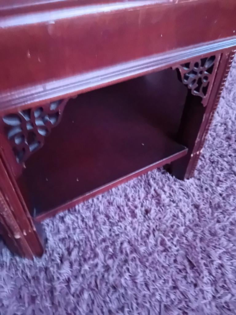 Prachtige 8 kantige salontafel., Ophalen, Gebruikt, 100 tot 150 cm, 50 tot 100 cm