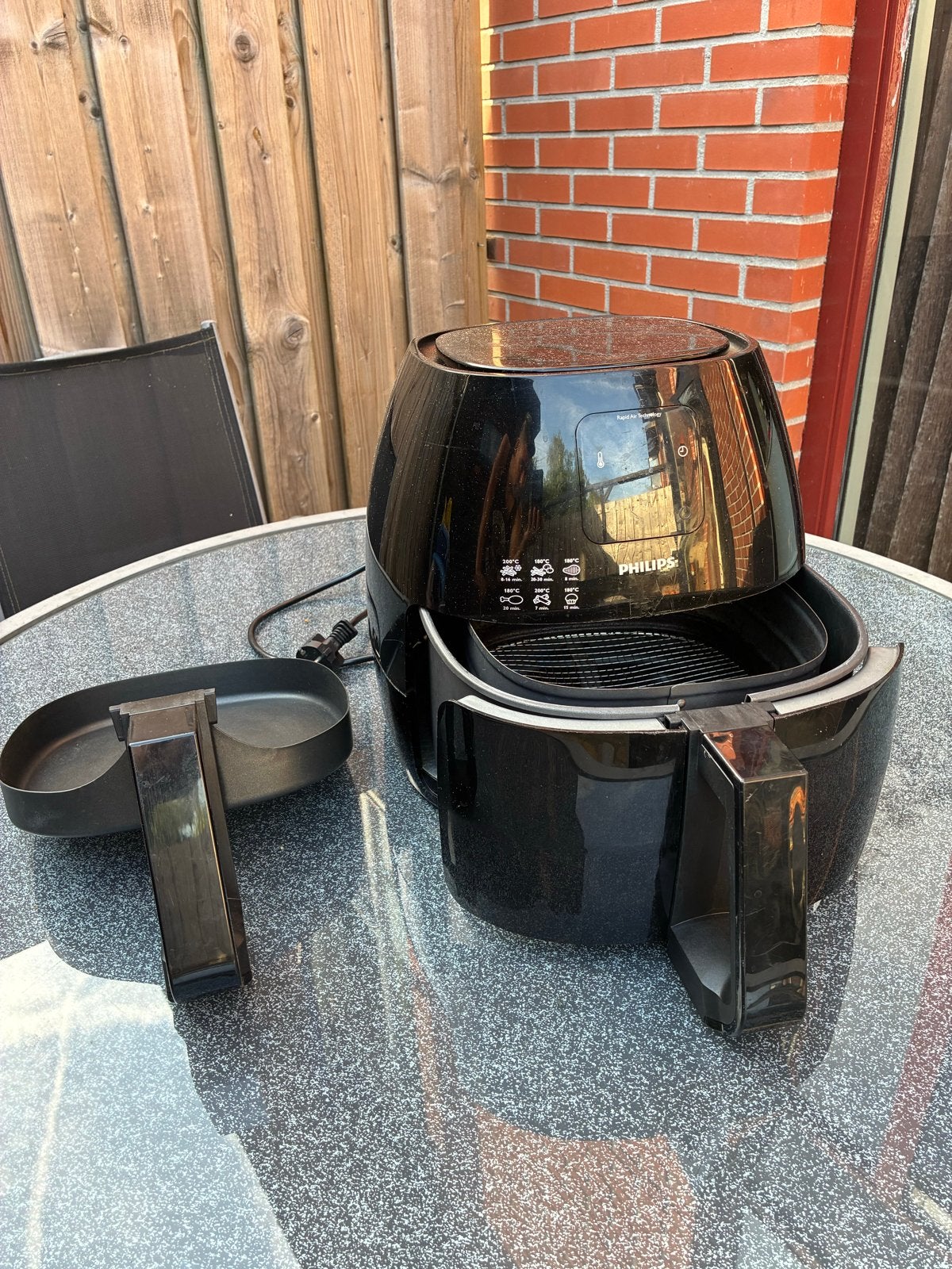 Philips Airfryer XL Avance HD9240/90 - Hetelucht friteuse, Ophalen, Gebruikt, Airfryer XL, 1000 t/m 1499 gram