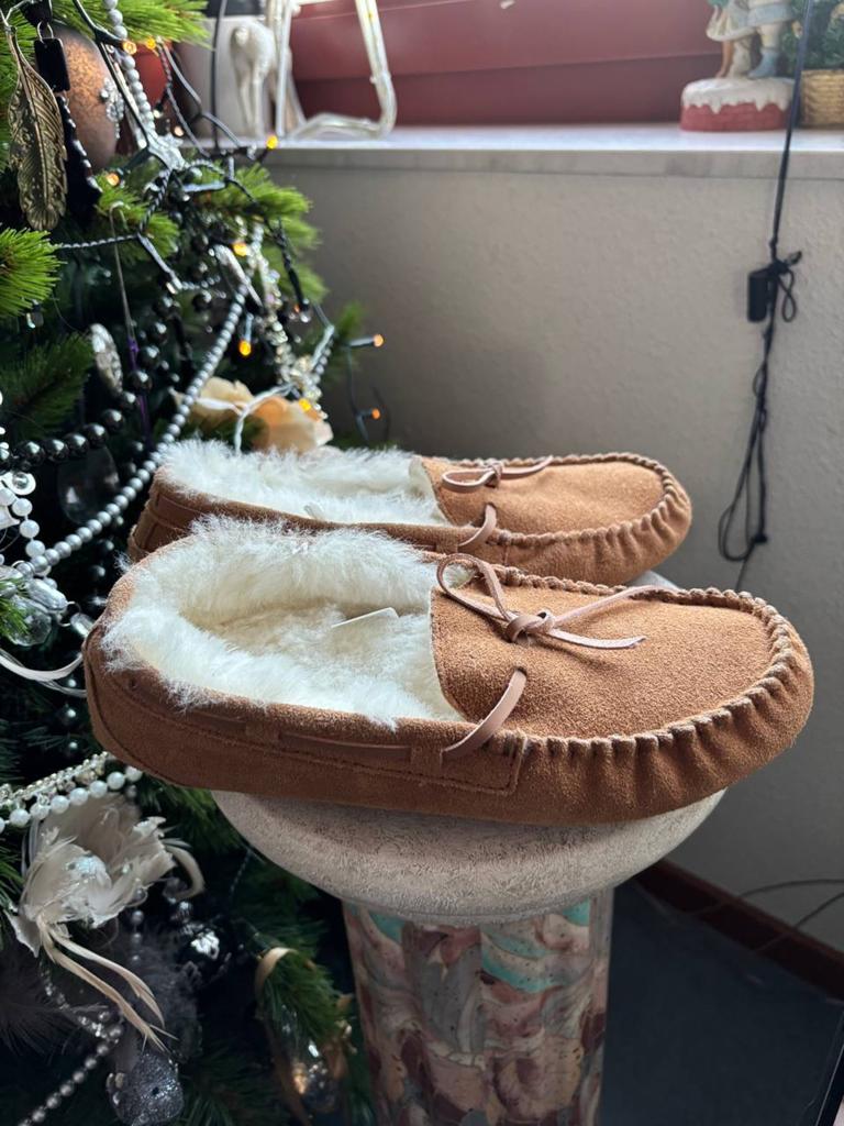 Mokassins suede met lamswol Walkx . Size 38, Verzenden, Nieuw, Zwart, Hoge laarzen