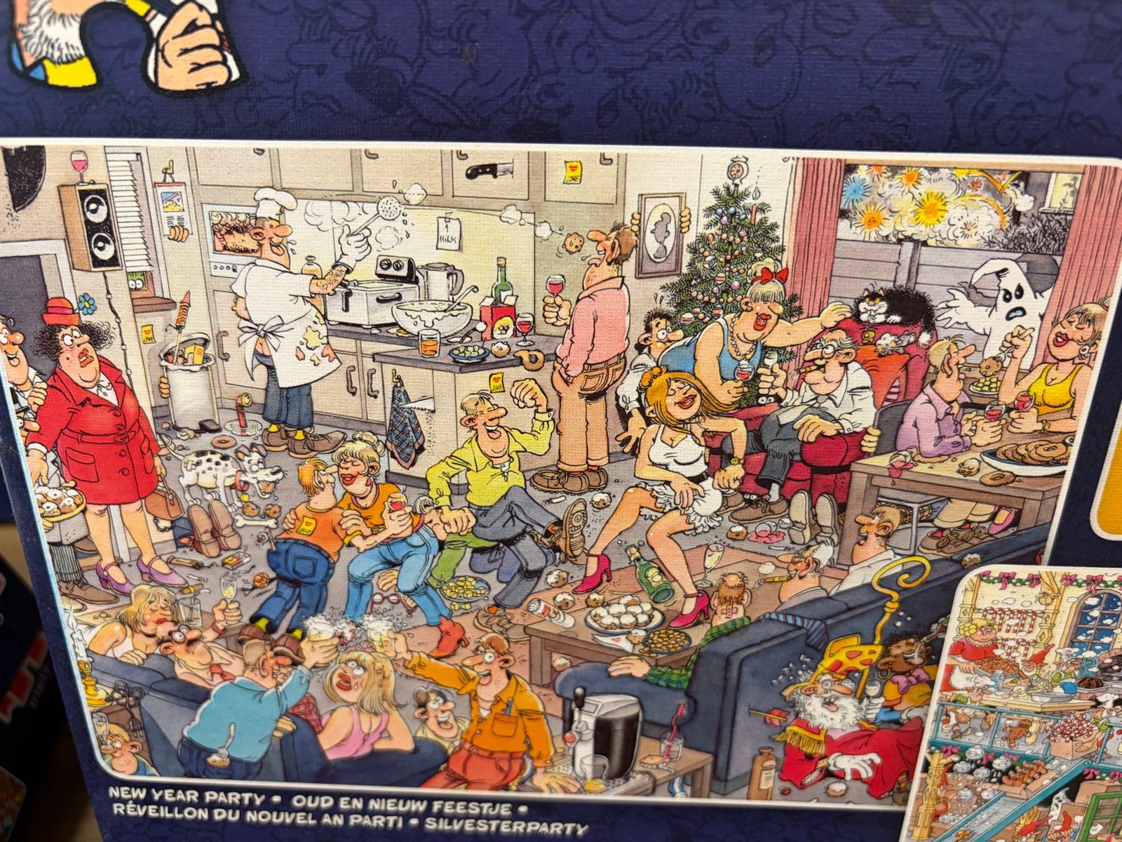 Jan van Haasteren Oud en Nieuw Feestje Legpuzzel, Een of twee spelers, Ophalen, Gebruikt