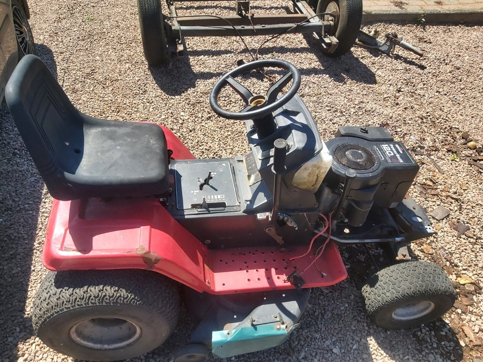 MTD Zitmaaier, Cirkelmaaier, Gebruikt, Elektrische starter, MTD