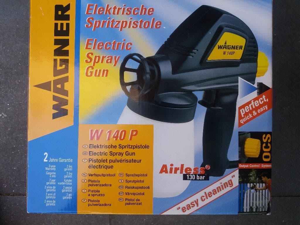 VERFSPUIT WAGNER 140 P – NIEUW IN DOOS, Ophalen of Verzenden, Nieuw