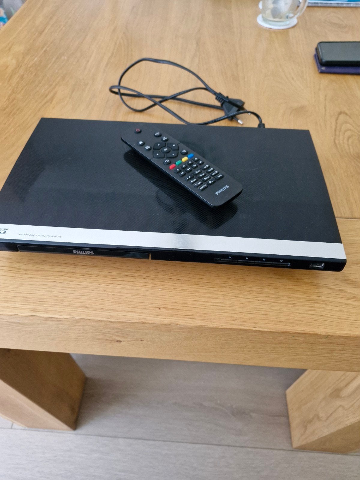 Philips Blu-ray speler BDP5700/12 met 3D en afstandsbedienin, Ophalen of Verzenden, Zo goed als nieuw, Philips