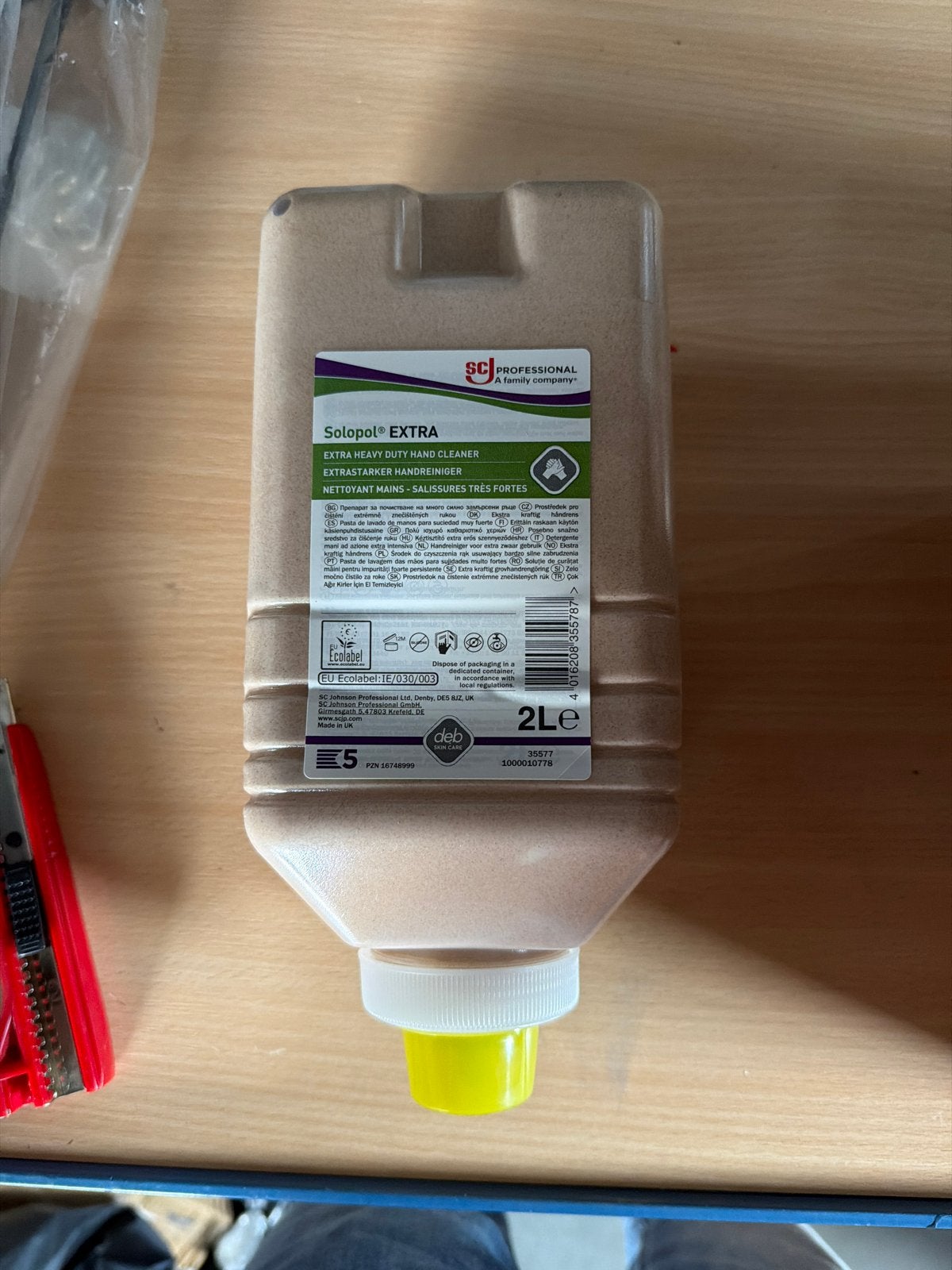 4x Solopol Extra Handreiniger - 2L per stuk, Ophalen of Verzenden, Nvt, Nvt, Nvt