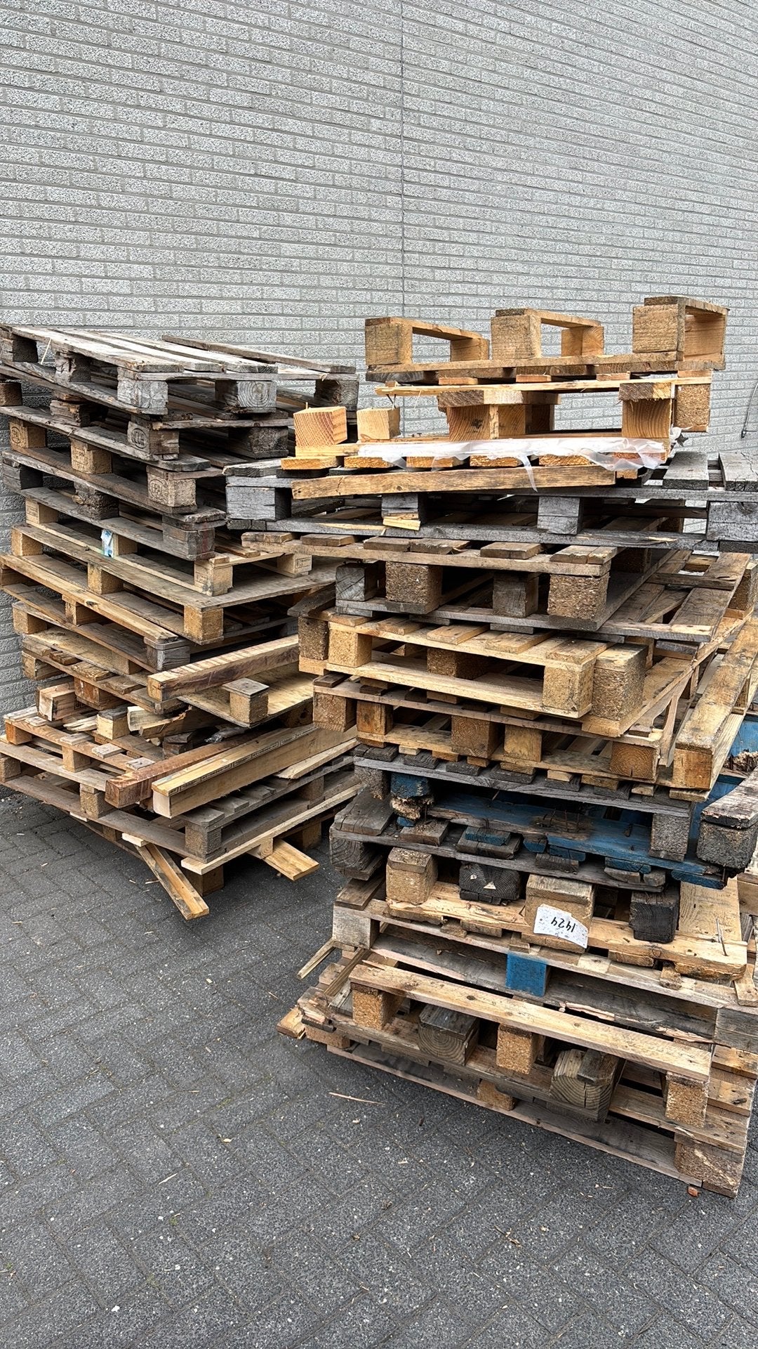 Hout pallets stookhout, Ophalen, Zo goed als nieuw, Pallet, Minder dan 200 cm