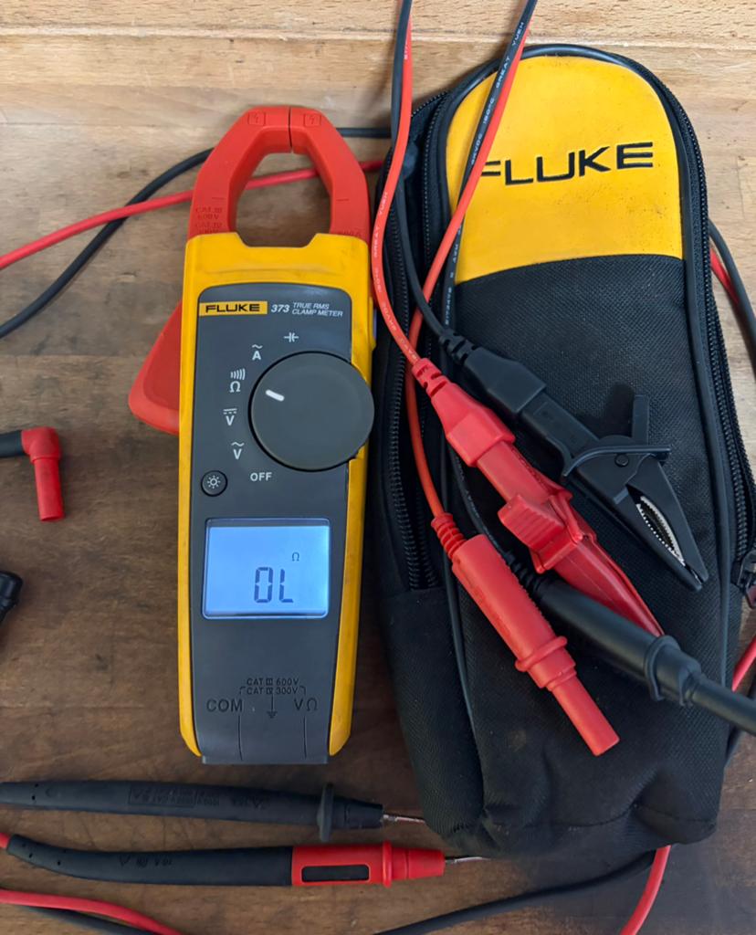 Fluke 373 multimeter/ stroomtang, Ophalen of Verzenden, Zo goed als nieuw, Multimeter