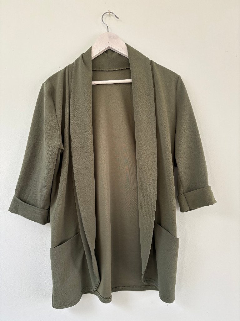Blazer Groen Maat M, Maat 38/40 (M), Ophalen of Verzenden, Jasje, Gedragen