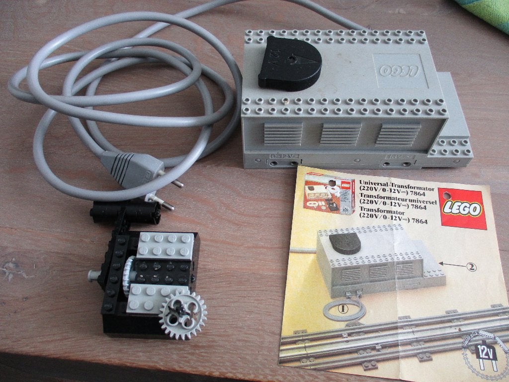 lego Set 7864 12 V transformator, Ophalen of Verzenden, Gebruikt, Complete set, Lego