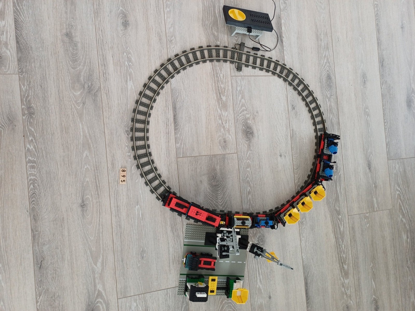 Lego System Trein 9V met Extra's, Kinderen en Baby's, Speelgoed | Duplo en Lego, Zo goed als nieuw, Ophalen of Verzenden