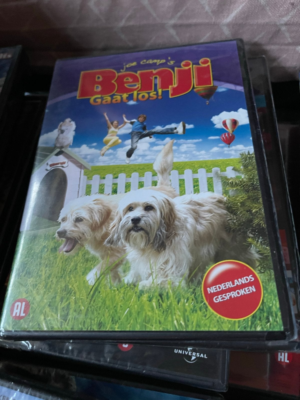 Benji Gaat Los! DVD - Familiefilm met  in verpakking, Avontuur, Alle leeftijden, Ophalen of Verzenden, Zo goed als nieuw