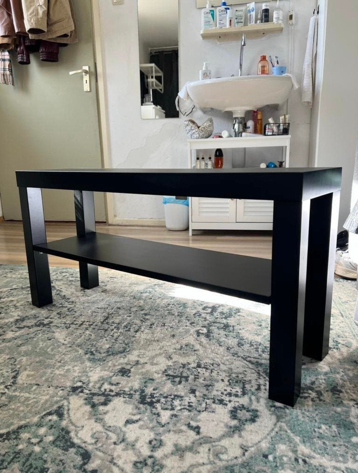 IKEA zwart kastje/tv-meubel, Huis en Inrichting, Ophalen, Gebruikt, 25 tot 50 cm