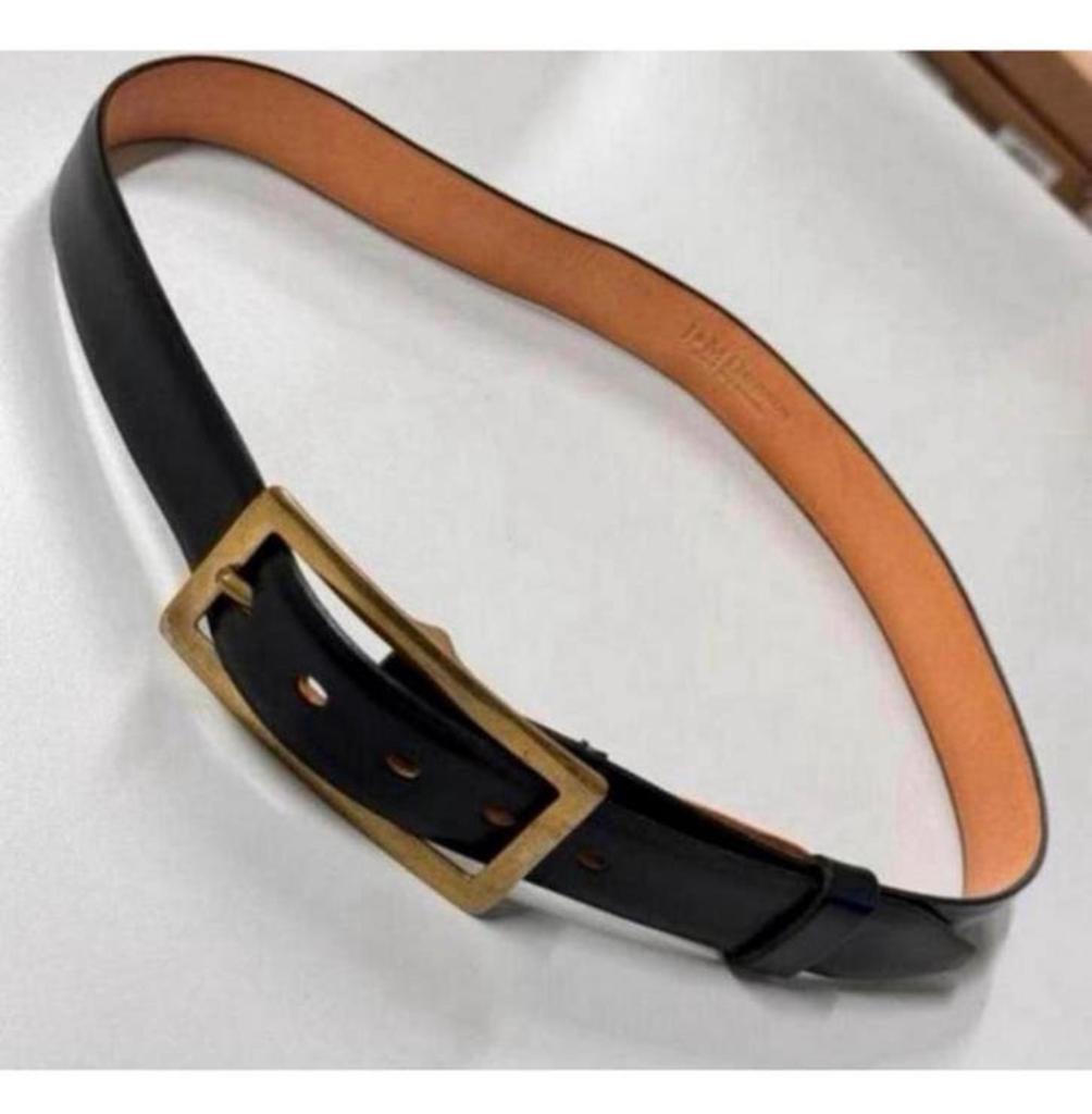 Luxe J&W Davidson riem 105 x 3cm Vintage lederen echt leder, Kleding | Dames, Riemen en Ceinturen, Ophalen of Verzenden, Zo goed als nieuw