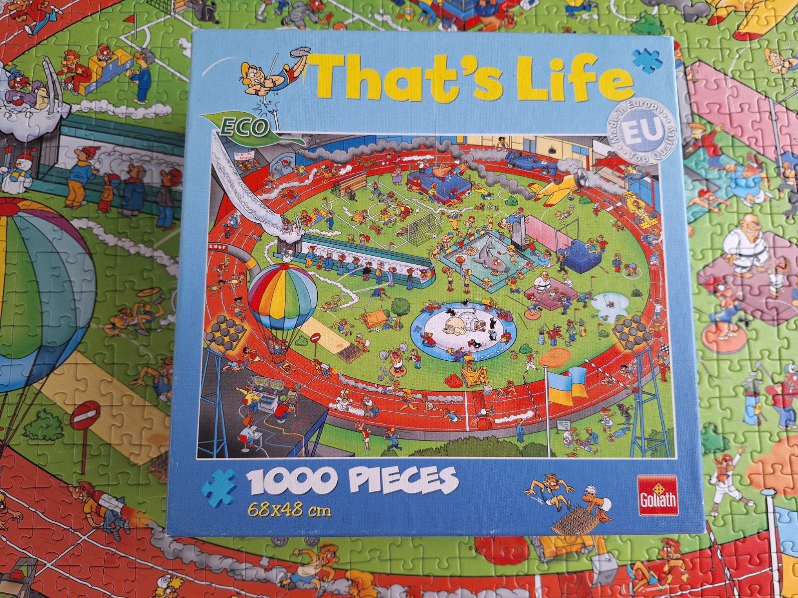 that's life puzzel 1000 stukjes compleet, Ophalen of Verzenden, 500 t/m 1500 stukjes, Zo goed als nieuw, Legpuzzel