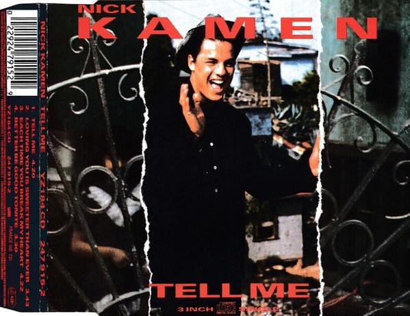 NICK KAMEN CD SINGLE TELL ME + EACH TIME + LOVING YOU IS, Ophalen of Verzenden, Zo goed als nieuw, Pop