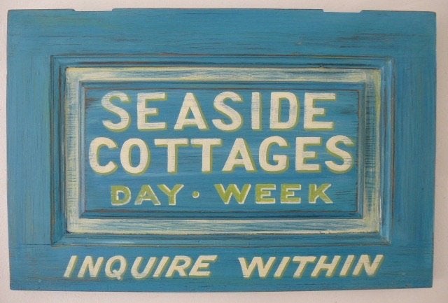 Houten paneel/bord/brocante/Ibiza/Seaside/Beach/cottage core, Huis en Inrichting, Hout, Vintage, Decoratieobject, Ophalen of Verzenden