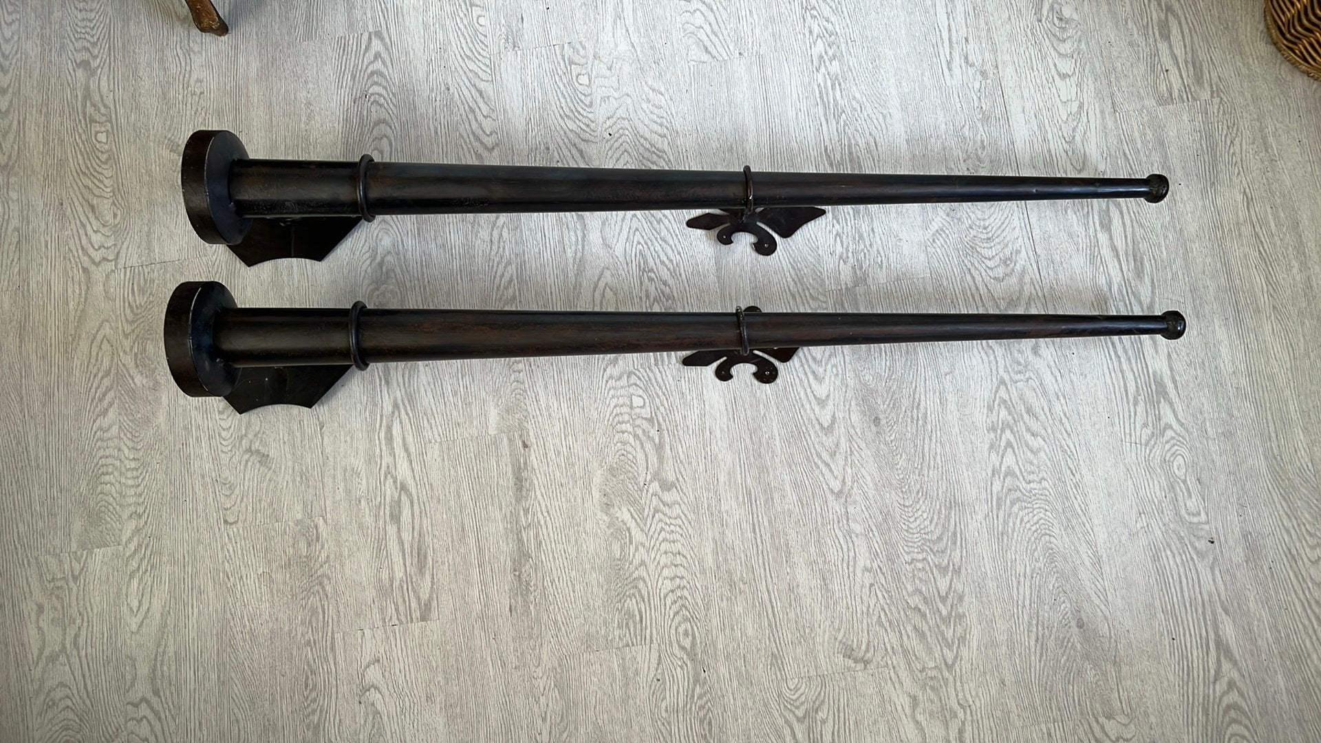Set van 2 wandkandelaars, Ophalen, Overige materialen