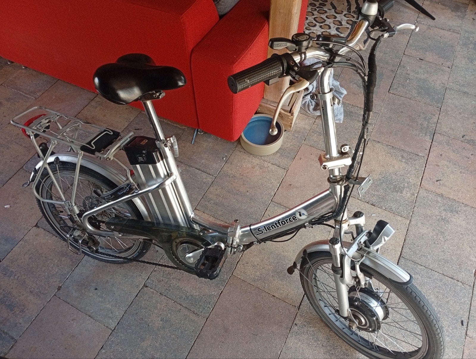 prima electrische vouwfiets, Fietsen en Brommers, Fietsen | Vouwfietsen, Ophalen, 20 inch of meer, Gebruikt, Versnellingen