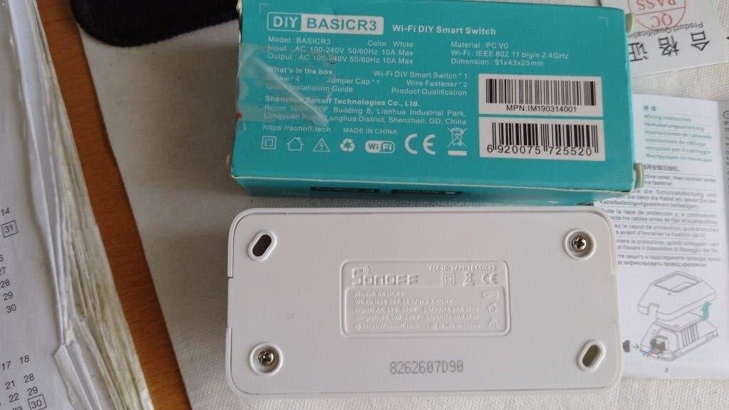 Sonoff BASICR3 Wi-Fi DIY Smart Switch, Verzenden
