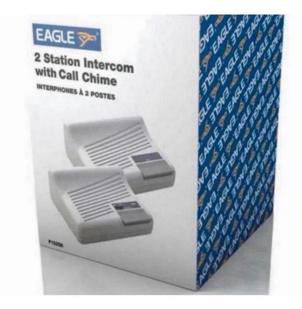 Eagle 2-delige intercom bel oproepbel + 20 meter kabels set, Terugspreekfunctie, Nieuw, Ophalen of Verzenden, H