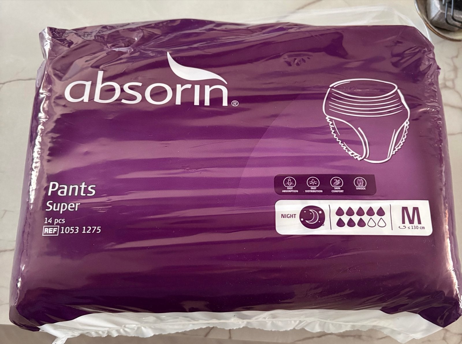 Absorin luierbroekjes/pants "Super". Maat M, Ophalen