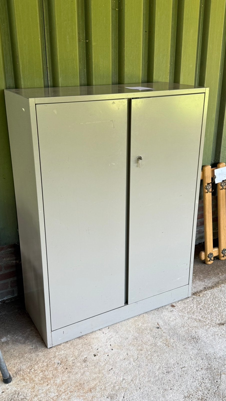 Stalen kast, Huis en Inrichting, Ophalen, 50 tot 100 cm, Zo goed als nieuw, 150 tot 200 cm