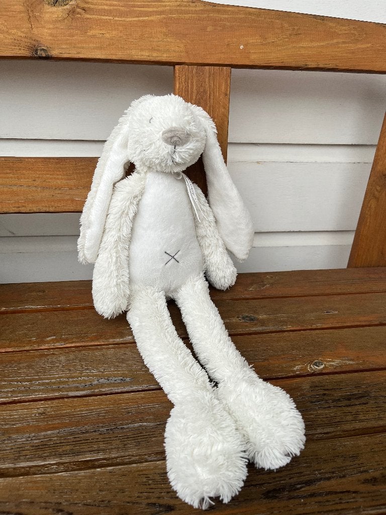 Happy Horse Richie original knuffel konijn 38 cm wit, Ophalen of Verzenden, Zo goed als nieuw, Konijn