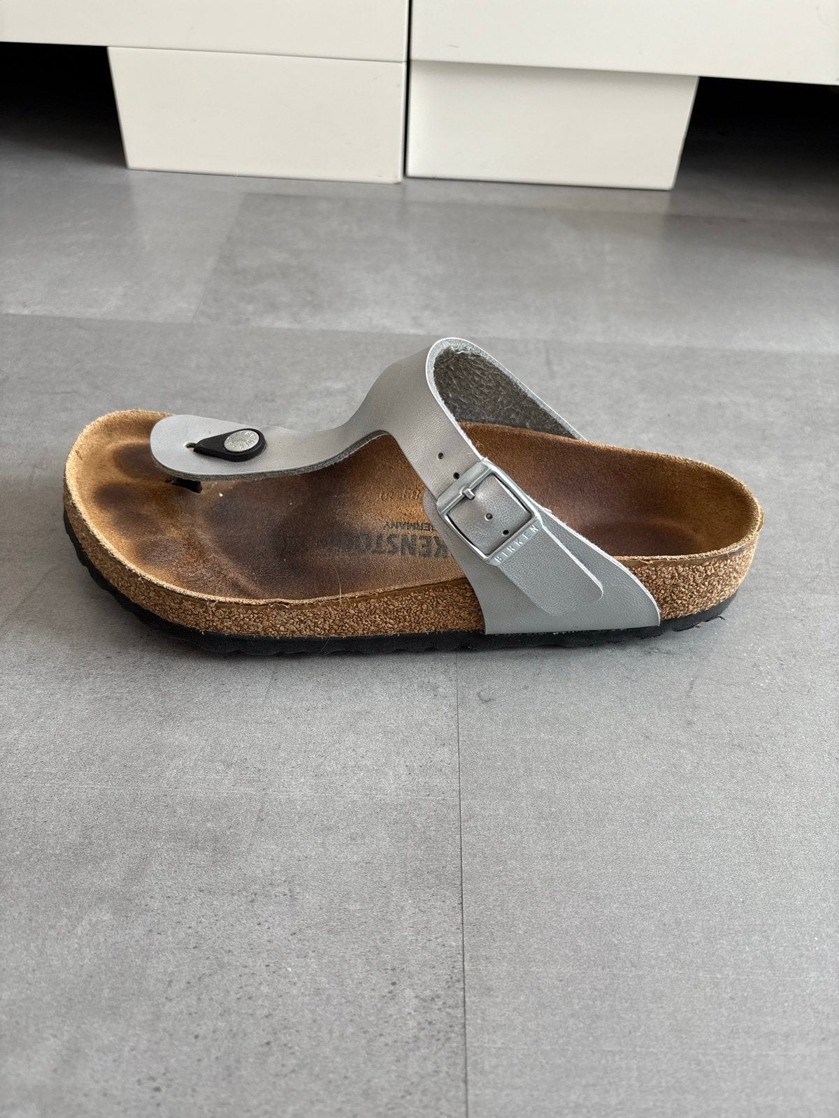 Birkenstock slippers maat 38, Slippers, Overige kleuren, Verzenden, Gedragen