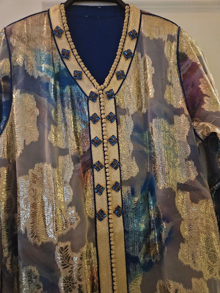Marokkaanse dames kaftan, Overige typen, Blauw, Maat 42/44 (L), Nieuw