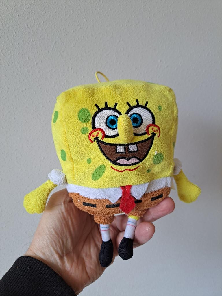 SpongeBob SquarePants knuffel, Nickelodeon, stof 14x918cm, Overige merken, Overige karakters, Overige typen, Ophalen of Verzenden