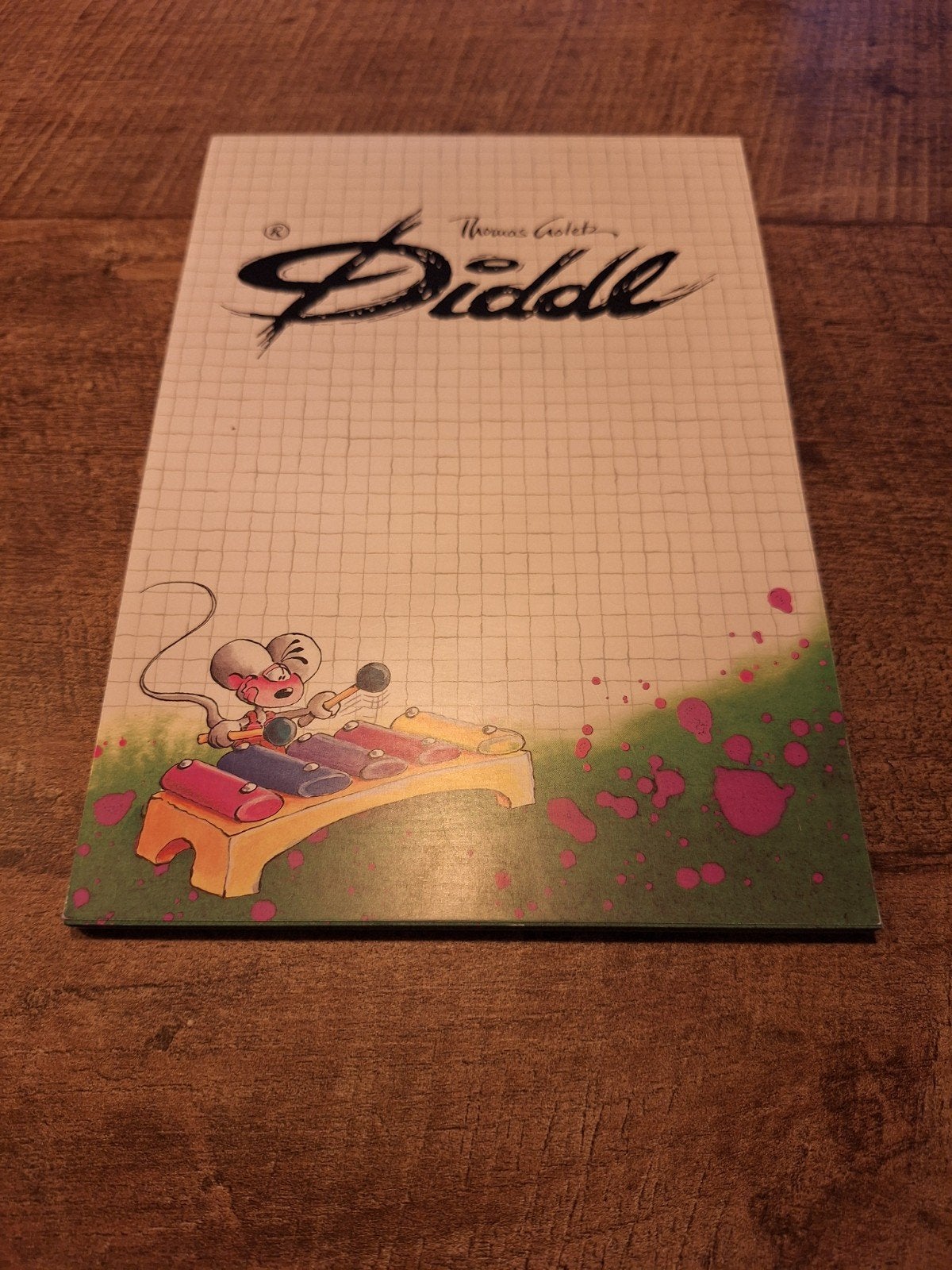 Diddl A5 blok nr 149 met 36 blaadjes, Ophalen of Verzenden, Diddl, Gebruikt, Papier, Kaart of Schrift