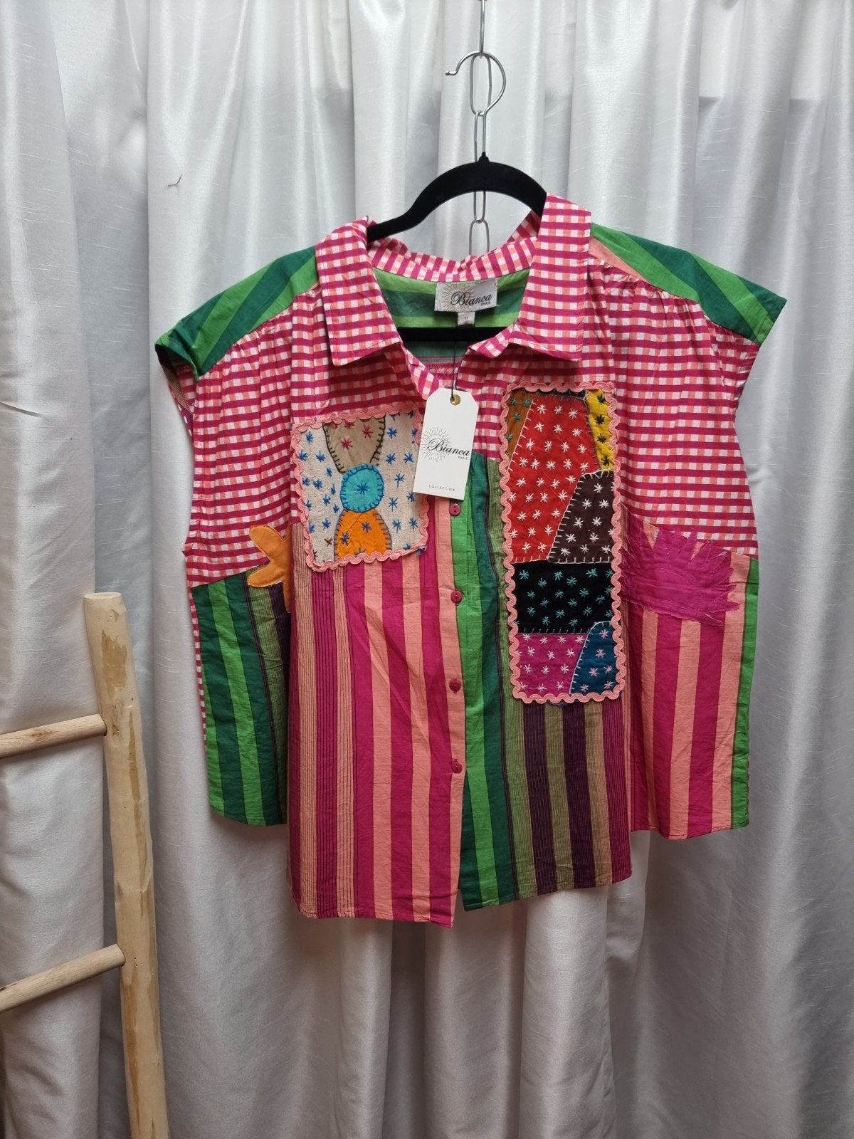 Zomerse bonte bloes, Ophalen of Verzenden, Nieuw, Overige kleuren