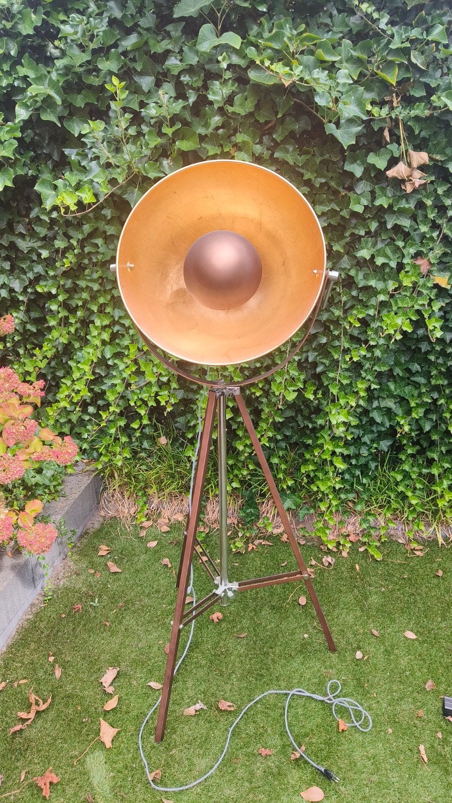 Grote Staande Lamp - Studio Spot Design, E27 (groot), Zo goed als nieuw, Metaal, 150 tot 200 cm